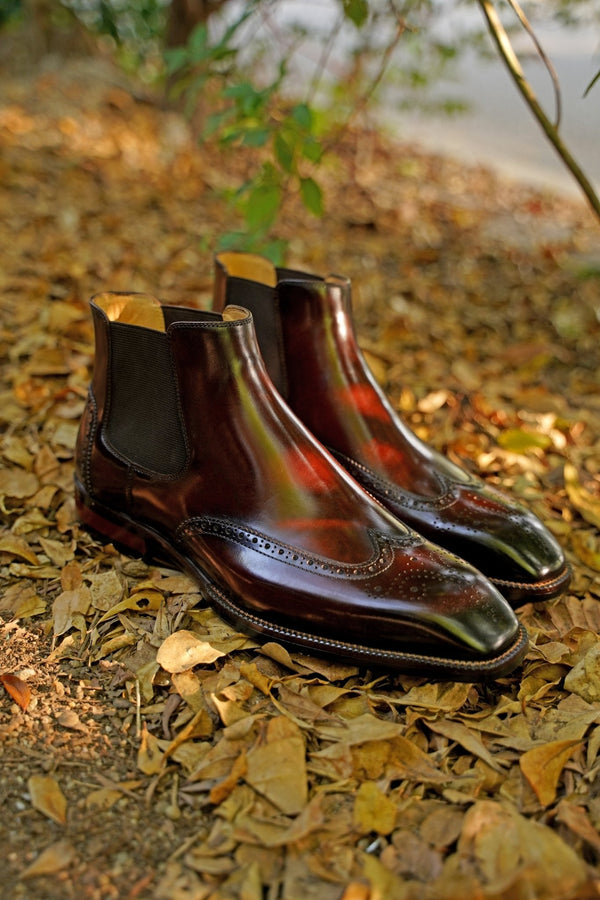 ITALEUM Leather Sichel Boots