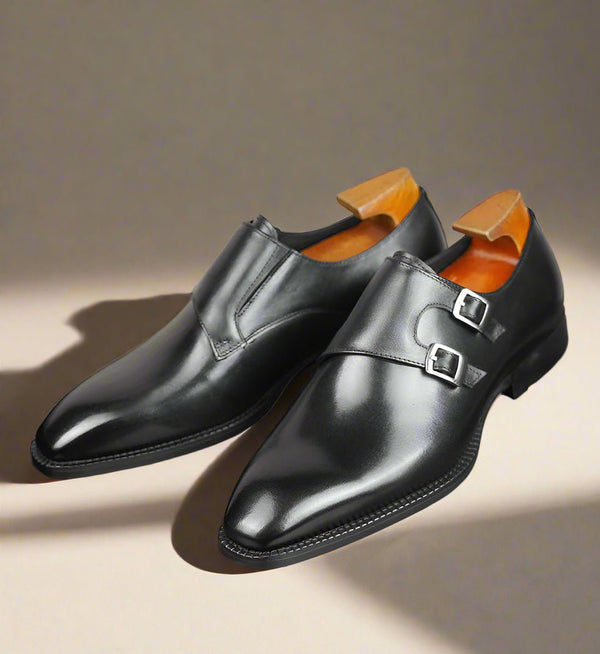 The Double Monkstrap - Black